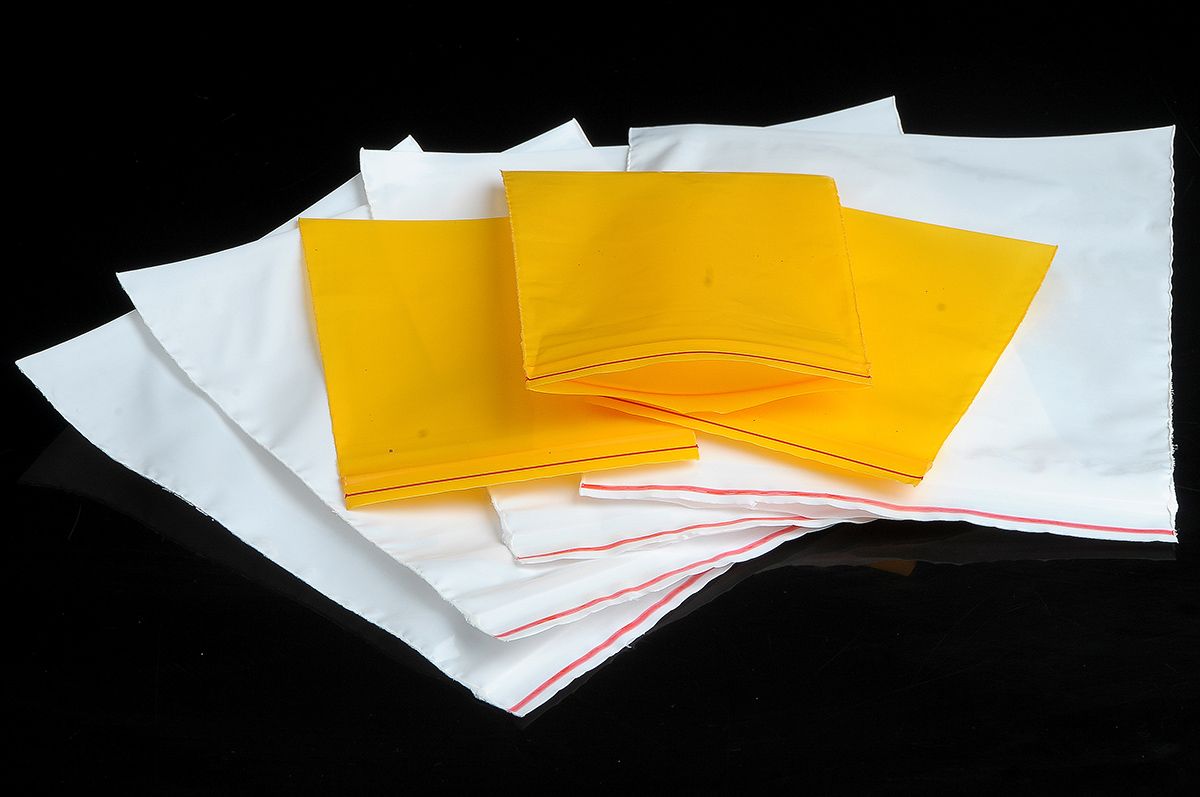 Coloured opaque zip lock bags